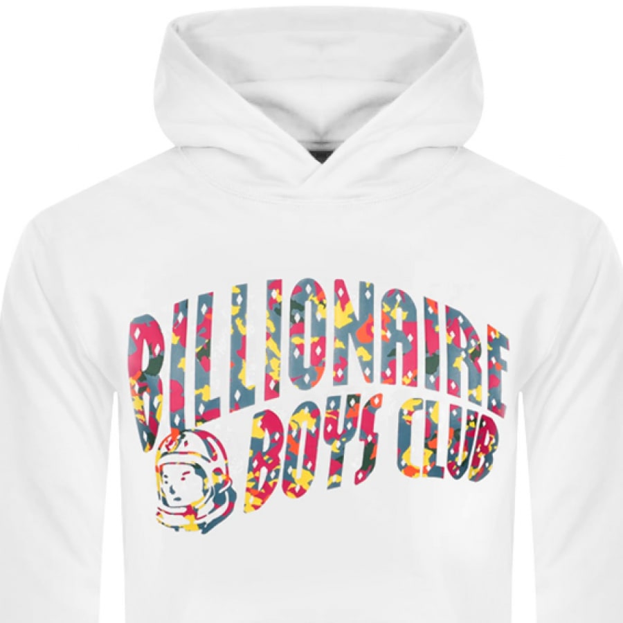 Alternative Image for ProductBillionaire Boys Club Confetti Logo Hoodie White2